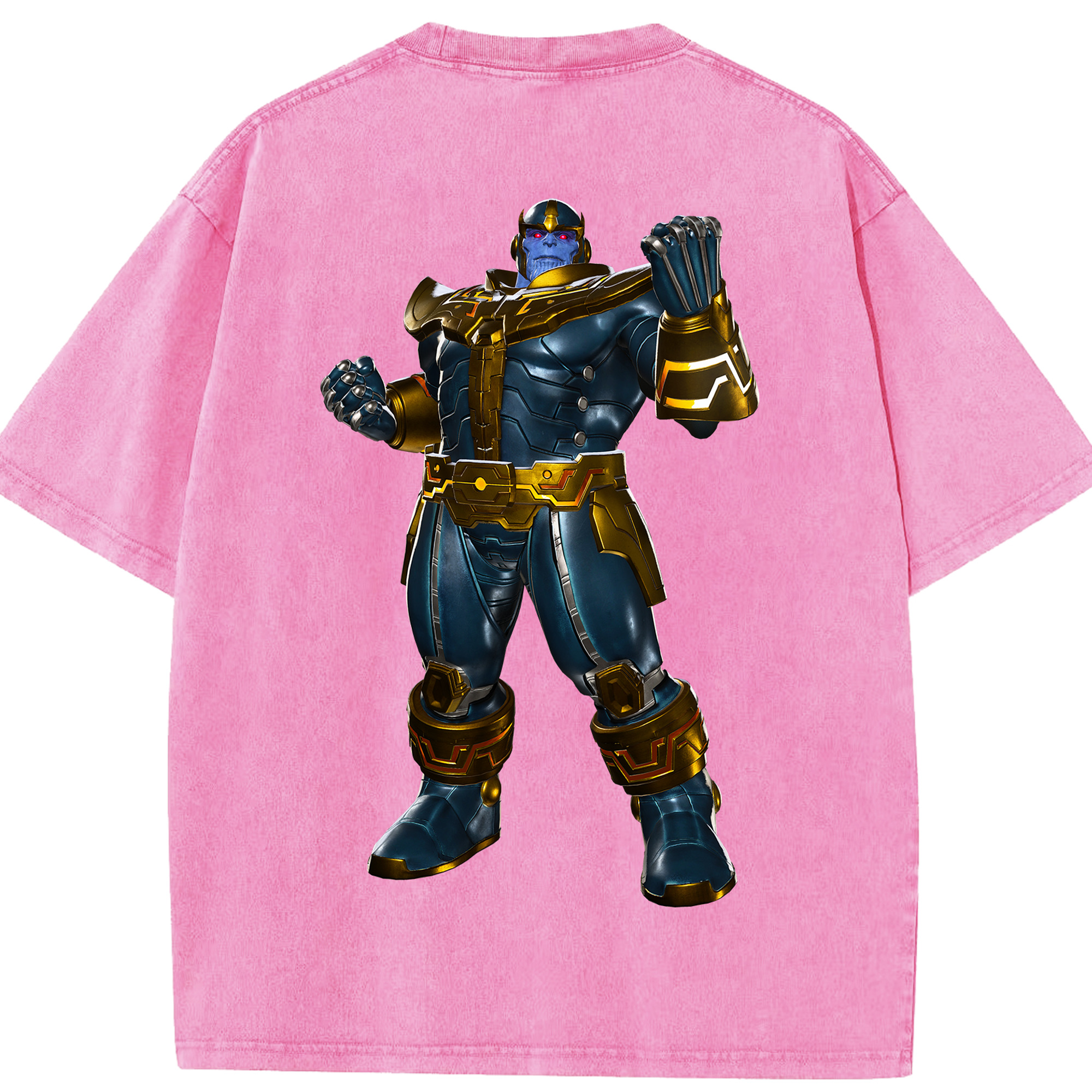 （画像用） アベンジャーズ The Avengers 綿100% ヴィンテージ風 半袖Tシャツ（背面プリント）